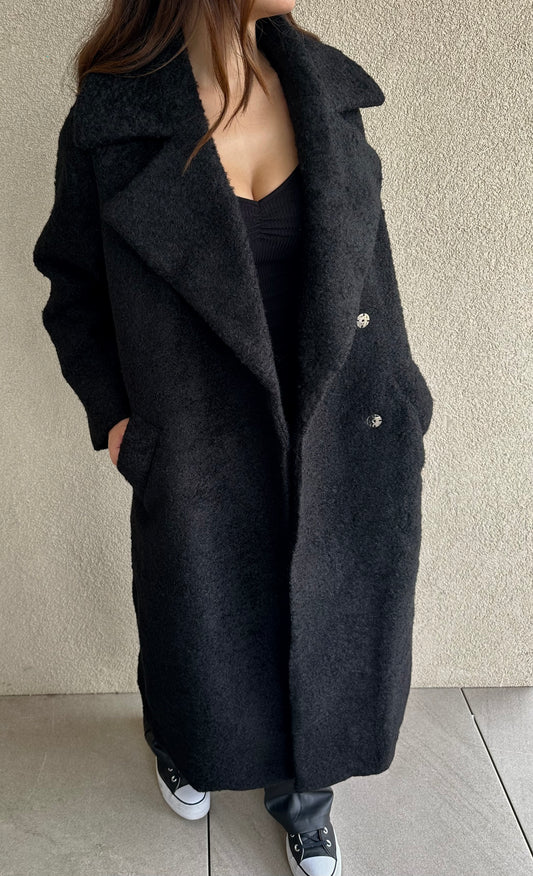 Maxi manteau noir