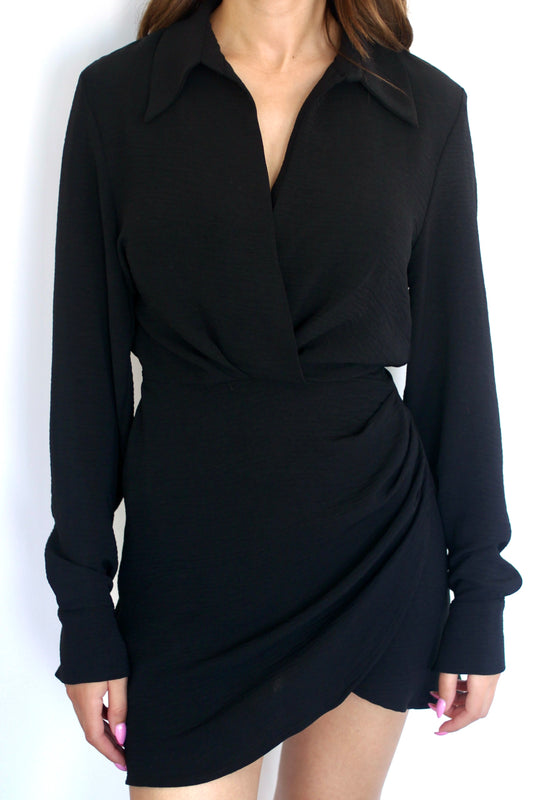 Robe chemise noire